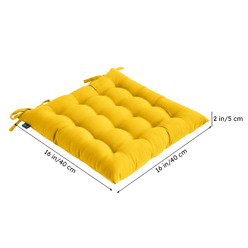 Savra Chair Pad (Yellow) - Set Of Two media 8